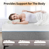 Medium 12-Inch Gel-Infused Cooling Memory Foam Mattress - Sleep Galleria