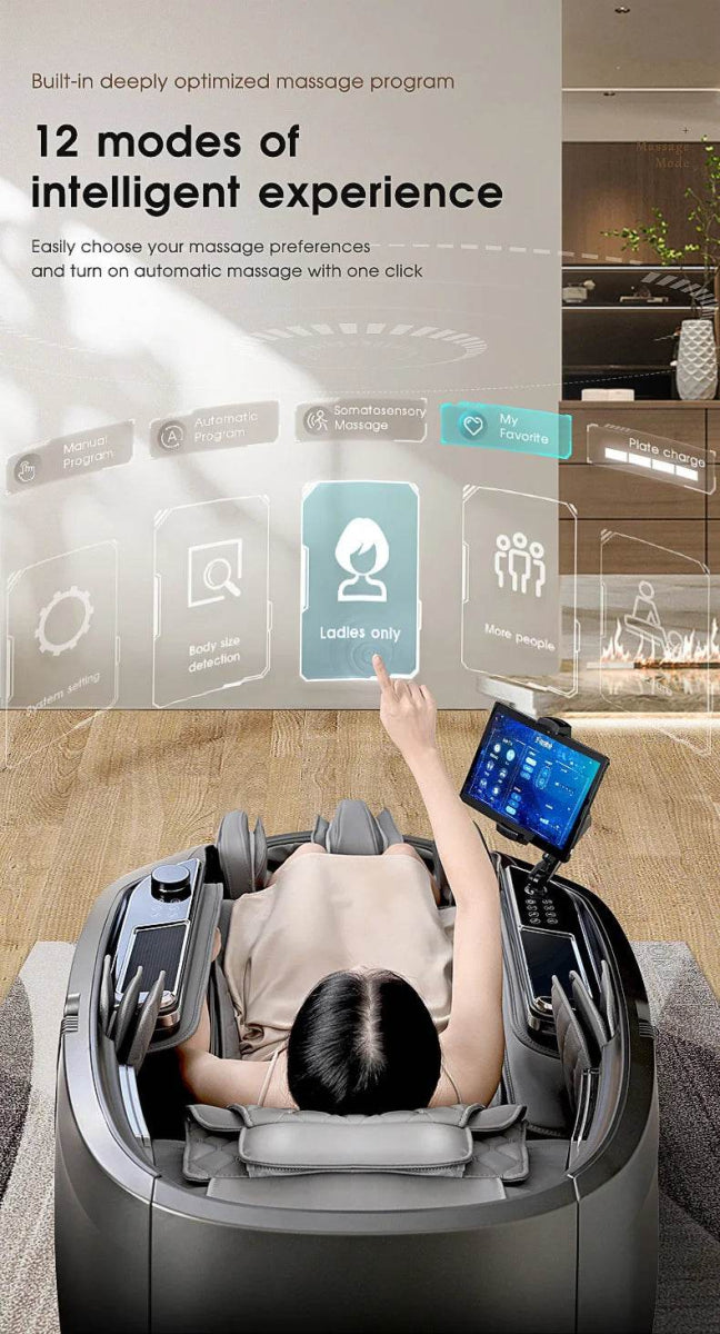 4D AI Voice Body Detection Zero Gravity Massage Chair - Omega Lifestyles