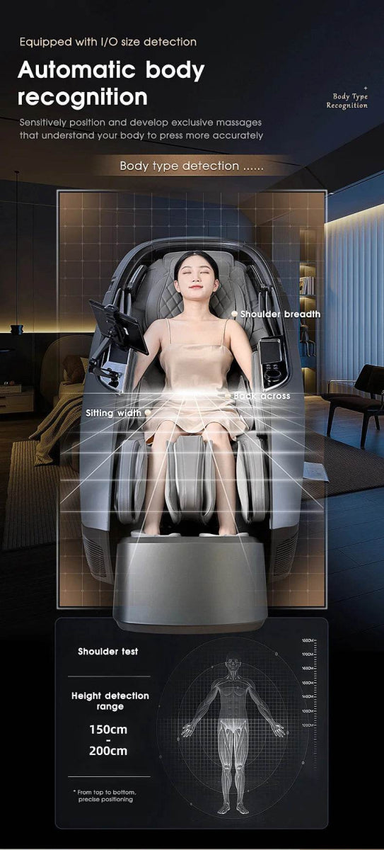4D AI Voice Body Detection Zero Gravity Massage Chair - Omega Lifestyles