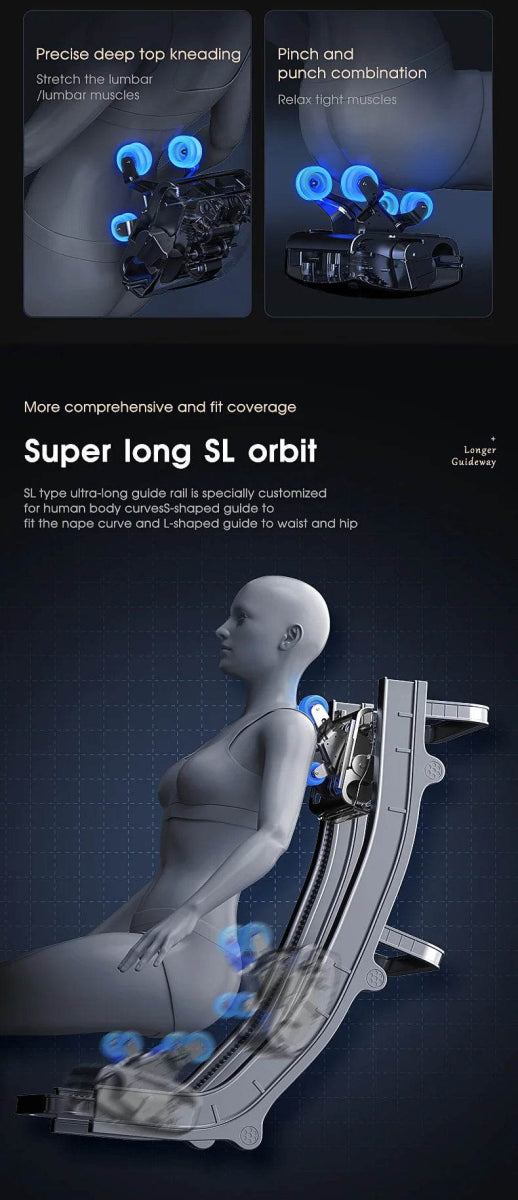 4D AI Voice Body Detection Zero Gravity Massage Chair - Omega Lifestyles
