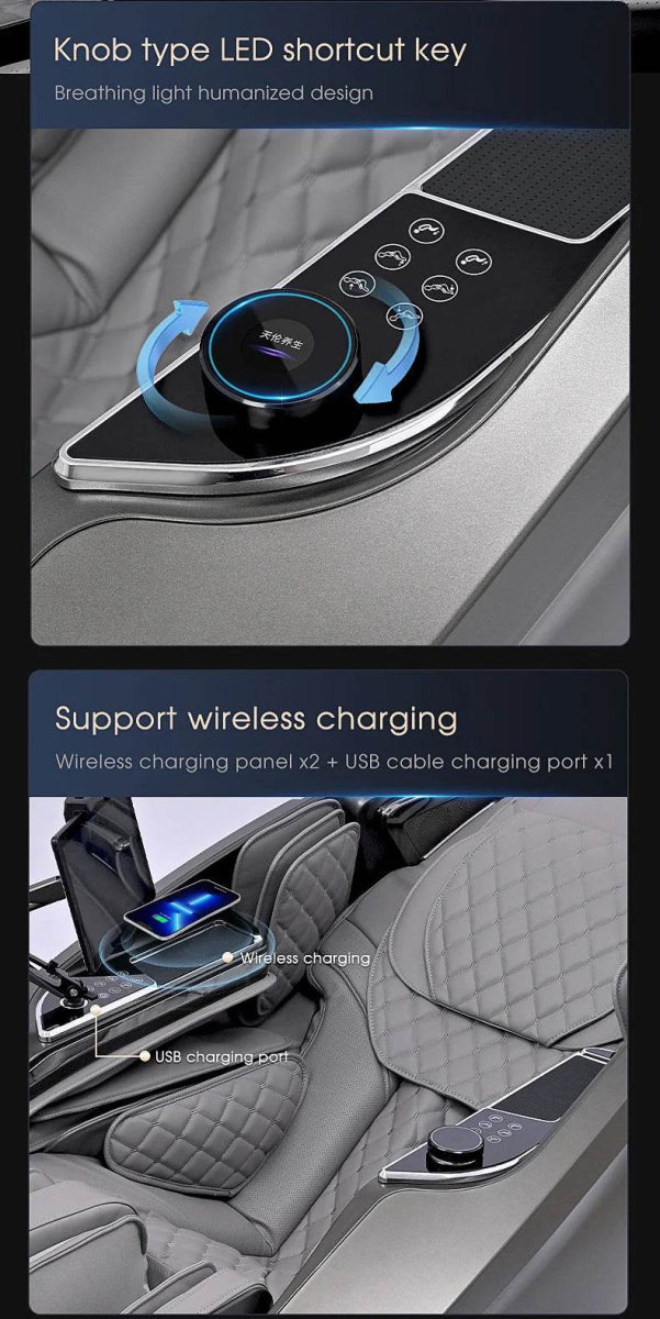 4D AI Voice Body Detection Zero Gravity Massage Chair - Omega Lifestyles