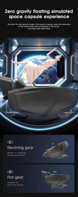 4D AI Voice Body Detection Zero Gravity Massage Chair - Omega Lifestyles