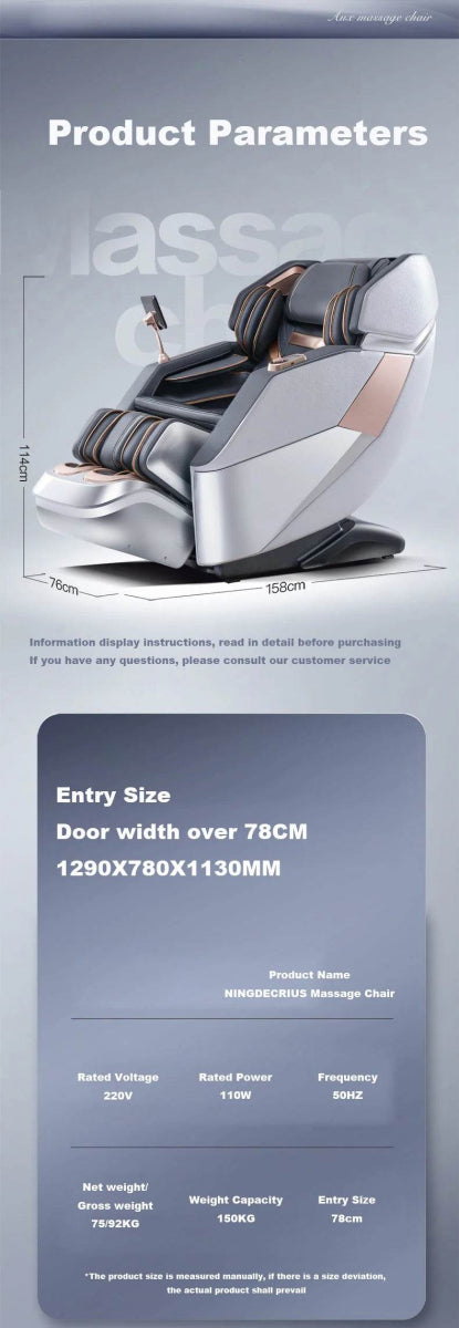 4D Zero Gravity Full Body Airbag Massage Chair - Omega Lifestyles