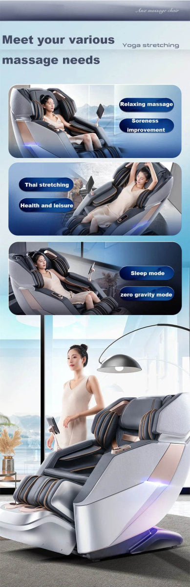 4D Zero Gravity Full Body Airbag Massage Chair - Omega Lifestyles