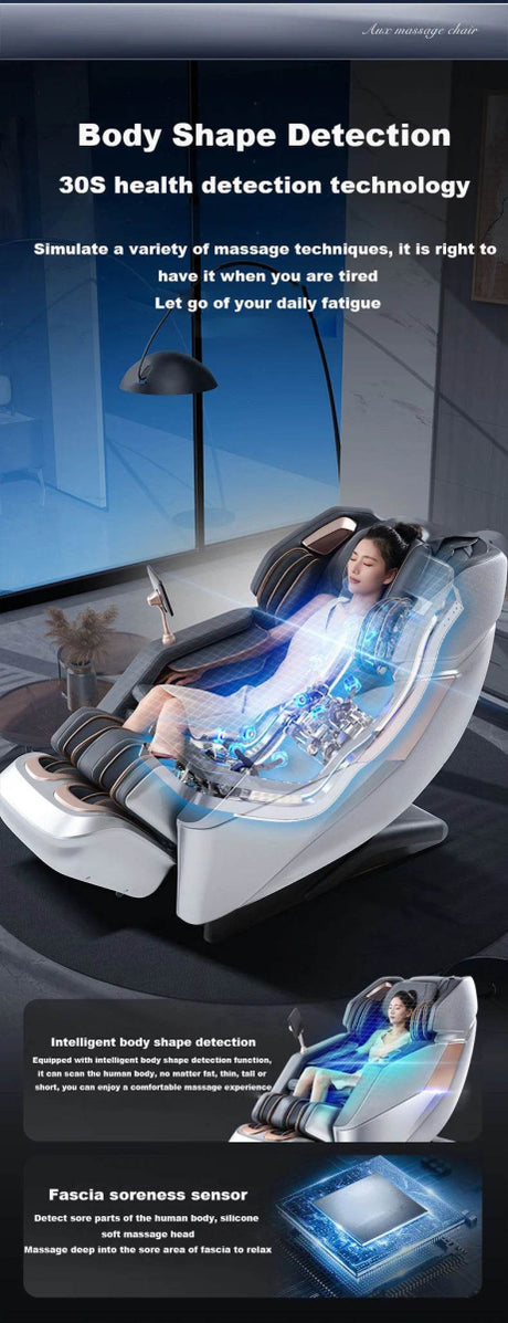 4D Zero Gravity Full Body Airbag Massage Chair - Omega Lifestyles