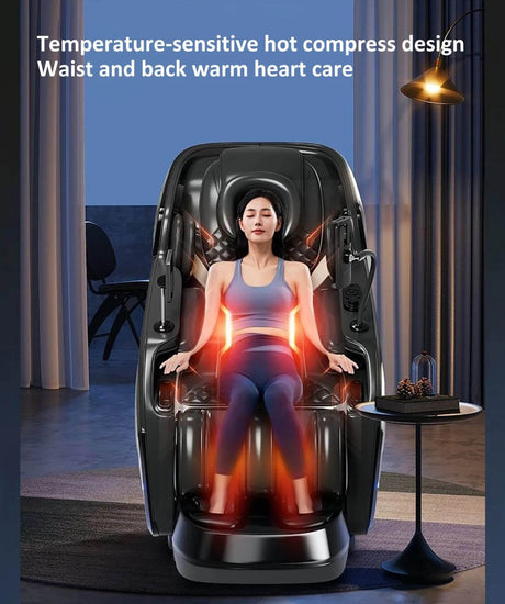 4D Zero-Gravity Shiatsu Heat Airbag Full Body Massage Chair - Omega Lifestyles