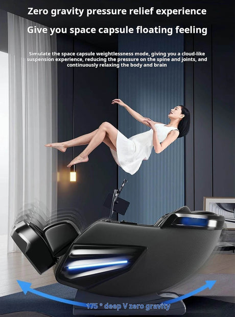 4D Zero-Gravity Shiatsu Heat Airbag Full Body Massage Chair - Omega Lifestyles