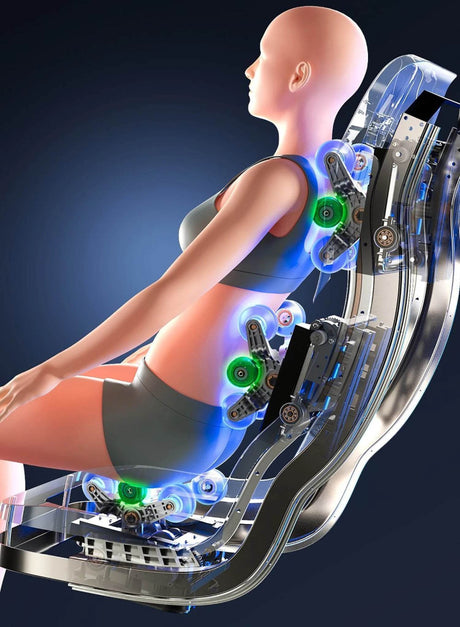 4D Zero-Gravity Shiatsu Heat Airbag Full Body Massage Chair - Omega Lifestyles