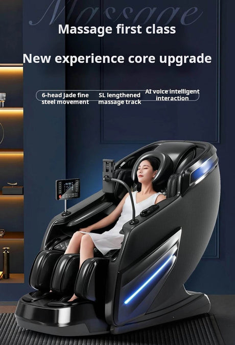 4D Zero-Gravity Shiatsu Heat Airbag Full Body Massage Chair - Omega Lifestyles