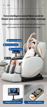 Zero-Gravity Full Body Multifunction Bluetooth Massage Chair - Omega Lifestyles