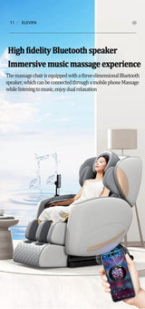 Zero-Gravity Full Body Multifunction Bluetooth Massage Chair - Omega Lifestyles