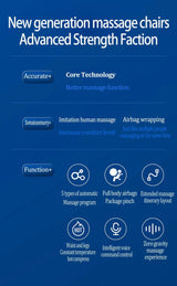 Zero-Gravity Full Body Multifunction Bluetooth Massage Chair - Omega Lifestyles