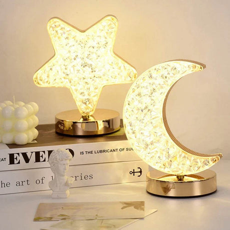 LED Moon Star Tree Topper with Multi-Mode Lighting - Sleep Galleria