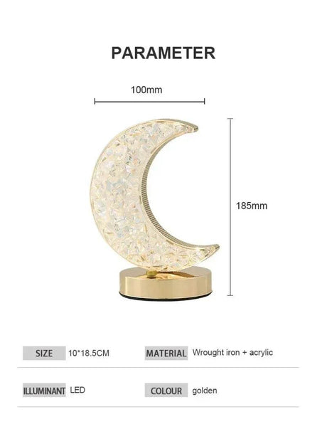 LED Moon Star Tree Topper with Multi-Mode Lighting - Sleep Galleria