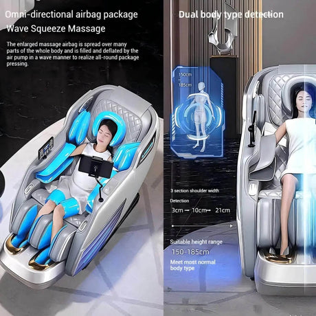 4D Zero Gravity Full Body Shiatsu Massage Chair - Omega Lifestyles