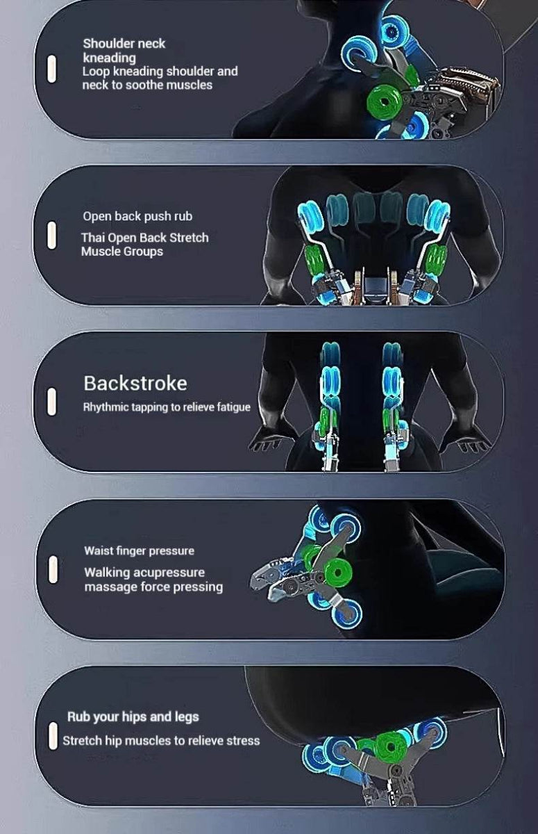 4D Zero Gravity Full Body Shiatsu Massage Chair - Omega Lifestyles