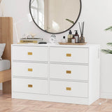 Changing Table Dresser With 6 Drawers And Removable Top - Omega Lifestyles