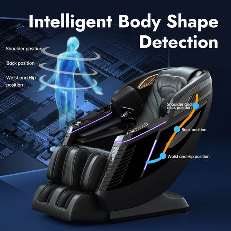 Full Body 4D Airbag Massage Chair with Yoga Stretch - Omega Lifestyles