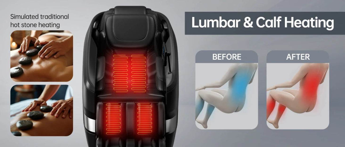 Full Body Shiatsu Zero Gravity Heated Massage Chair - Omega Lifestyles