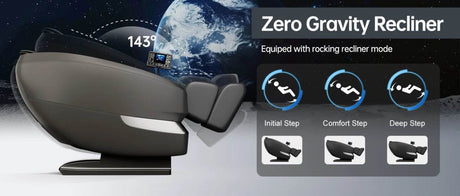 Full Body Shiatsu Zero Gravity Heated Massage Chair - Omega Lifestyles