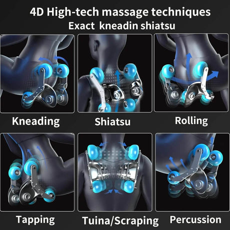 Full Body 4D Airbag Massage Chair with Yoga Stretch - Omega Lifestyles