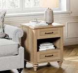 Minimalist Modern Charging Nightstand With USB Ports - Omega Lifestyles