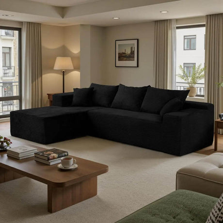 Modular Cloud Sectional Sofa With Removable Cover - Omega Lifestyles