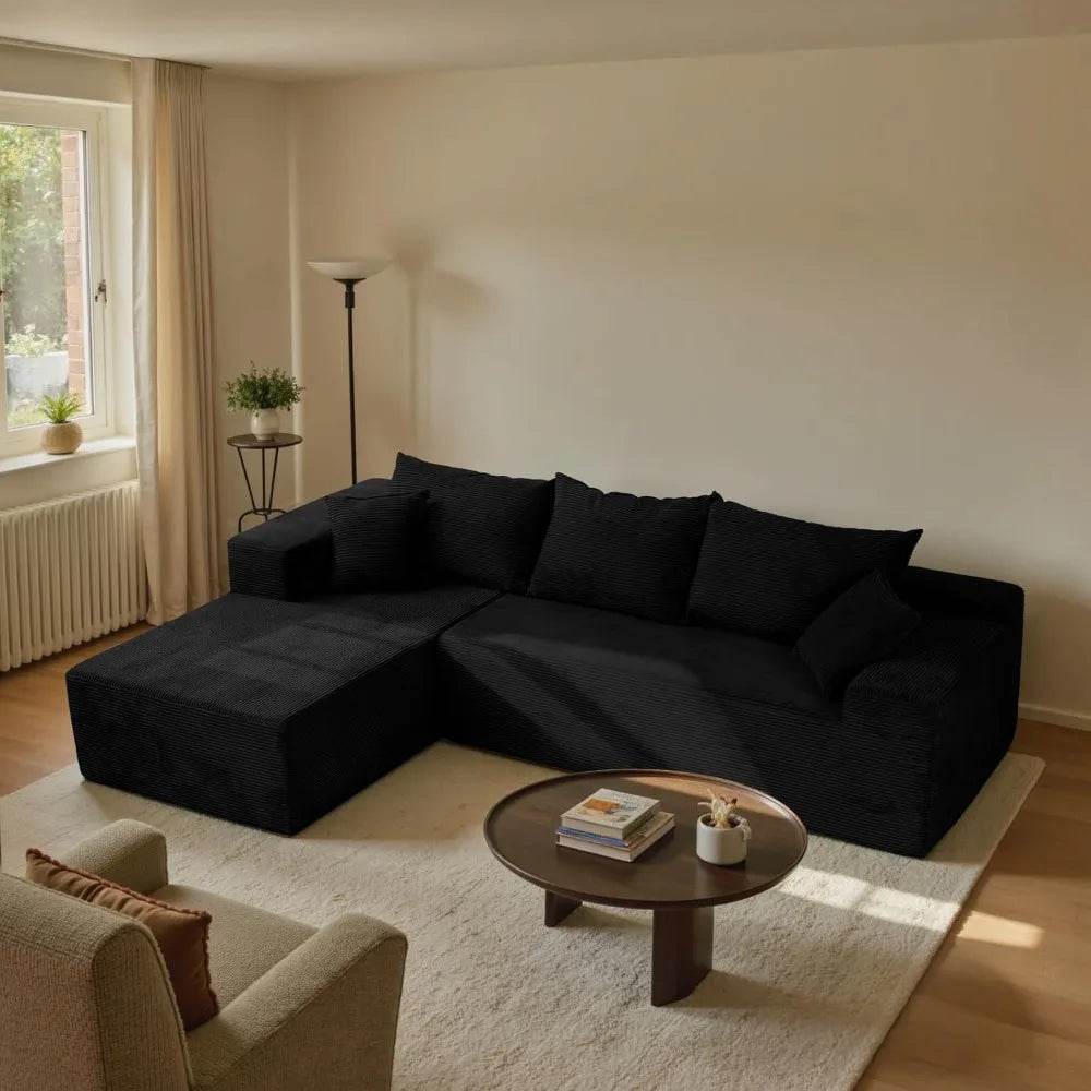 Modular Cloud Sectional Sofa With Removable Cover - Omega Lifestyles