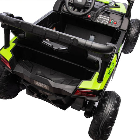 24V Two - Seater Kids Ride On UTV With Remote Control - Hushhaven - Omega Lifestyles