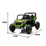 24V Two - Seater Kids Ride On UTV With Remote Control - Hushhaven - Omega Lifestyles