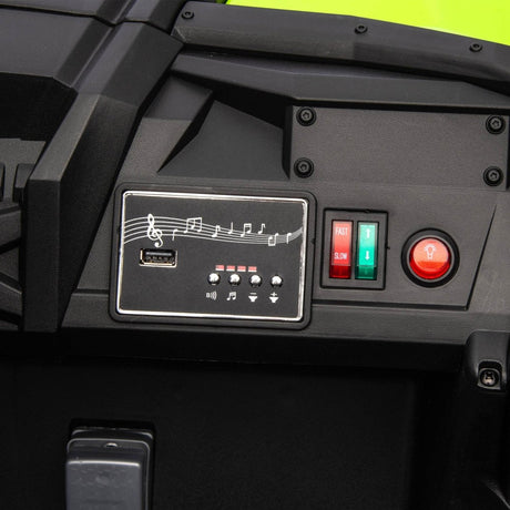 24V Two - Seater Kids Ride On UTV With Remote Control - Hushhaven - Omega Lifestyles