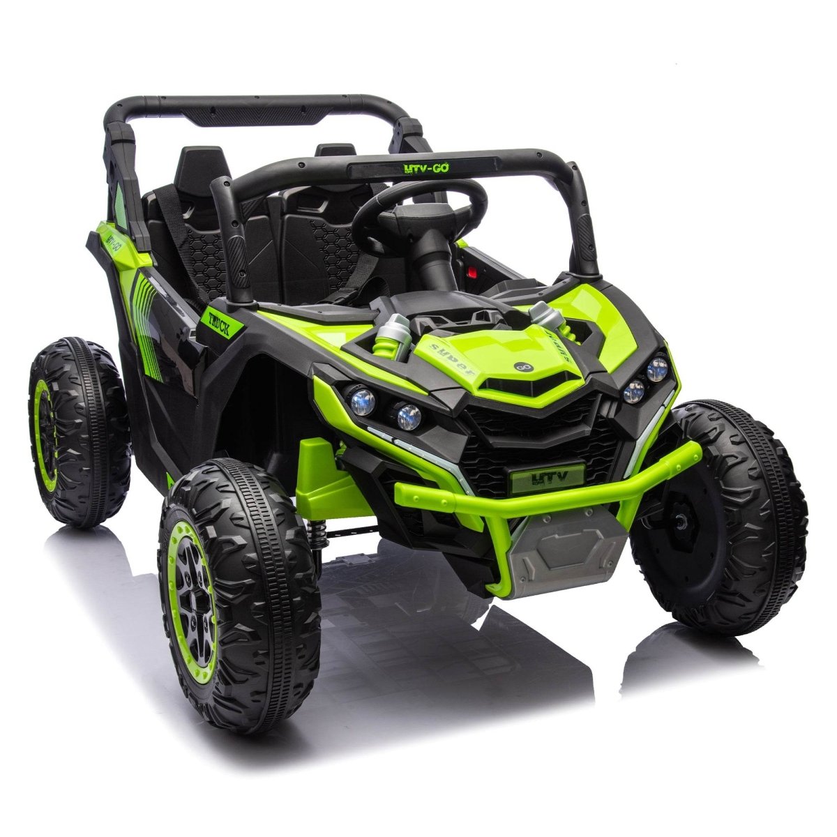 24V Two - Seater Kids Ride On UTV With Remote Control - Hushhaven - Omega Lifestyles