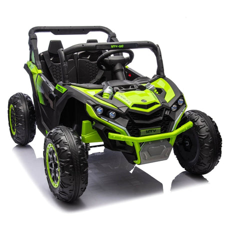 24V Two - Seater Kids Ride On UTV With Remote Control - Hushhaven - Omega Lifestyles