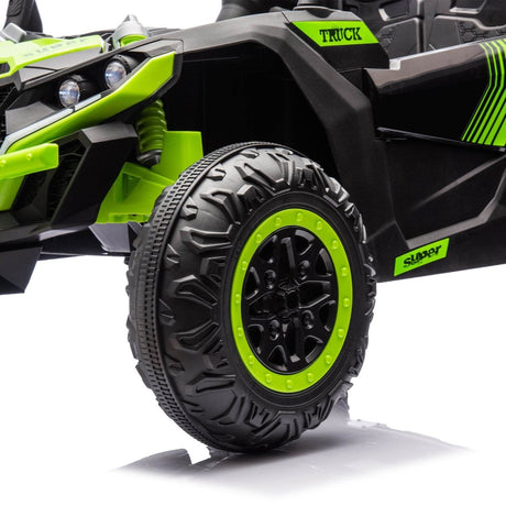 24V Two - Seater Kids Ride On UTV With Remote Control - Hushhaven - Omega Lifestyles