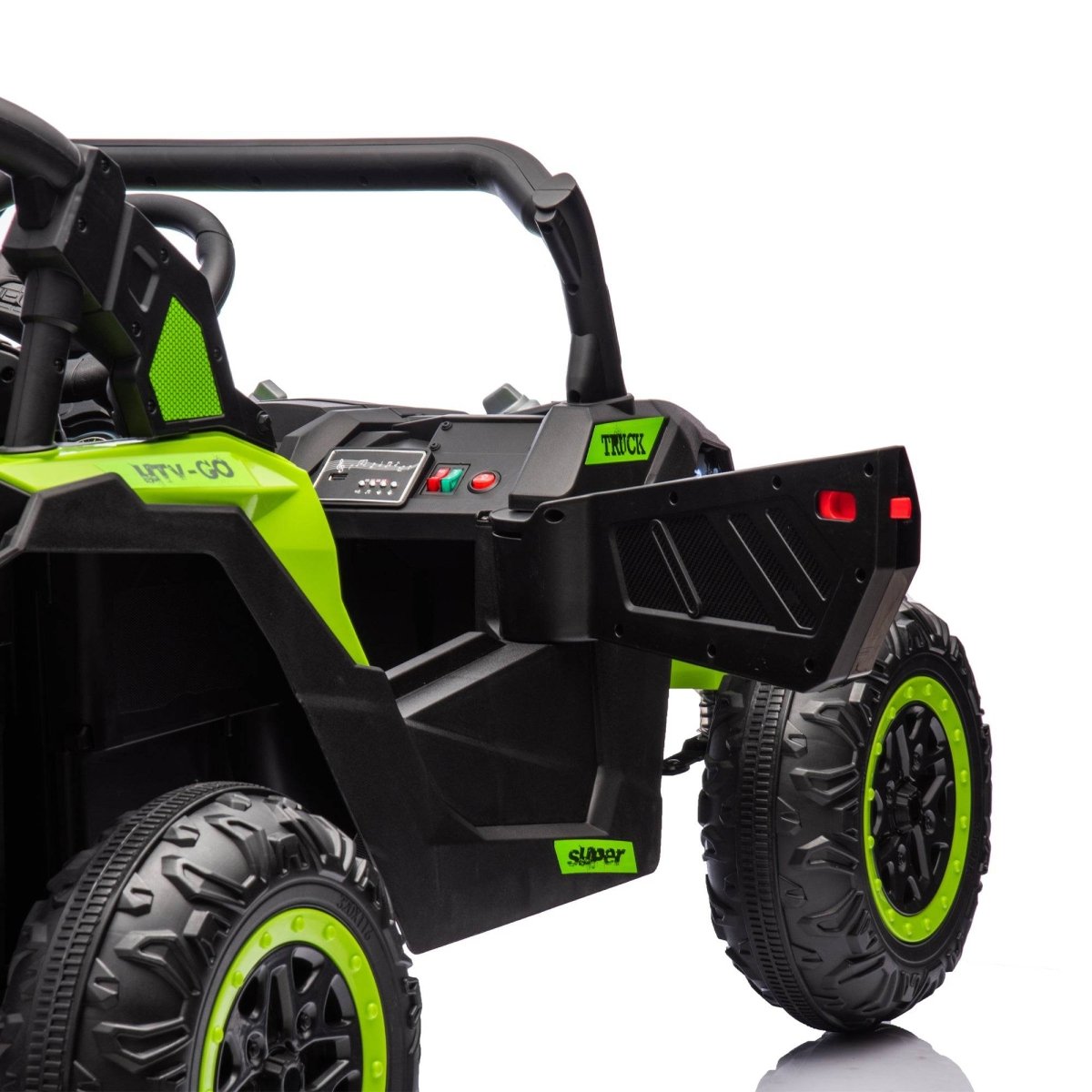 24V Two - Seater Kids Ride On UTV With Remote Control - Hushhaven - Omega Lifestyles