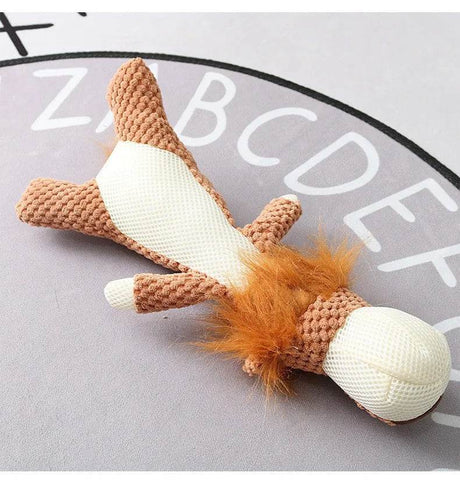 Plush Squeak Chew Toy for Small Dogs - Omega Lifestyles