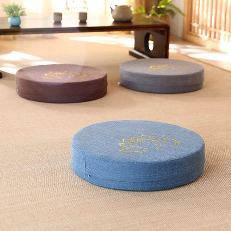Meditation Cushion with Firm Backrest and Washable Cover - Sleep Galleria