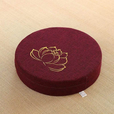 Meditation Cushion with Firm Backrest and Washable Cover - Sleep Galleria