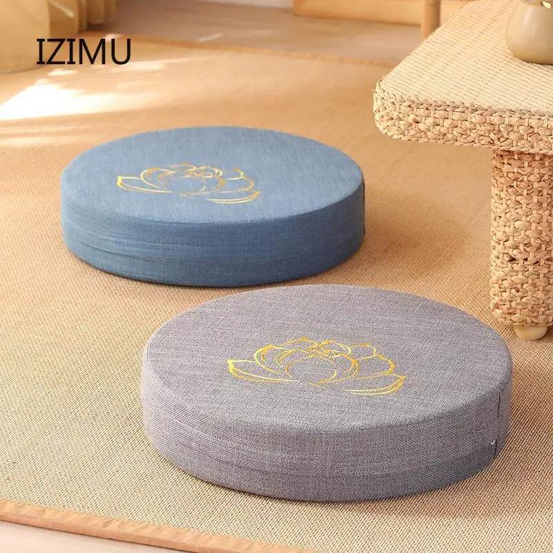 Meditation Cushion with Firm Backrest and Washable Cover - Sleep Galleria