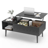 Adjustable Lift Top Living Room Coffee Table With Storage - Omega Lifestyles