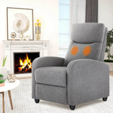 Fabric Upholstered Adjustable Massage Recliner Chair - Omega Lifestyles