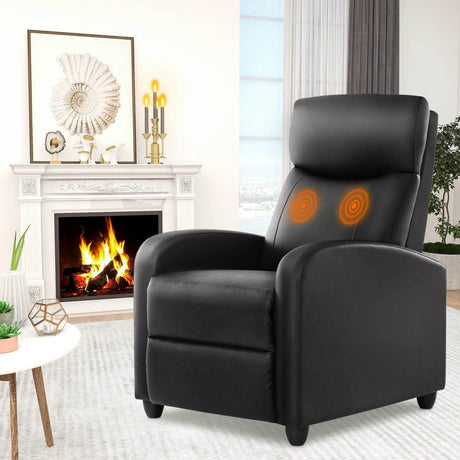 Fabric Upholstered Adjustable Massage Recliner Chair - Omega Lifestyles