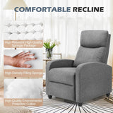 Fabric Upholstered Adjustable Massage Recliner Chair - Omega Lifestyles