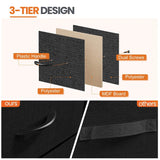 Minimalist Modern Multipurpose Nightstand With Fabric Drawers - Omega Lifestyles