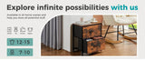 Minimalist Modern Multipurpose Nightstand With Fabric Drawers - Omega Lifestyles