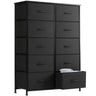 Multifunction Fabric Dresser With 10 Drawers Storage Cabinet - Omega Lifestyles