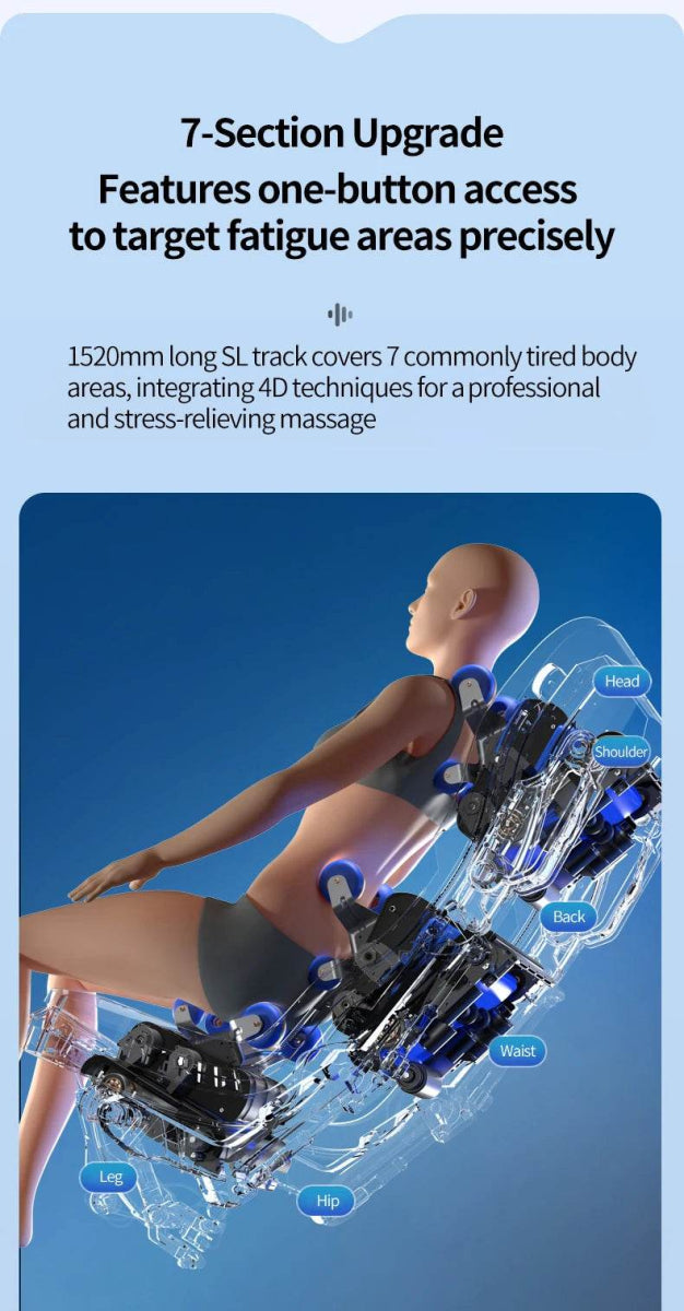 4D Smart Full-Body Precision Control Massage Chair - Omega Lifestyles