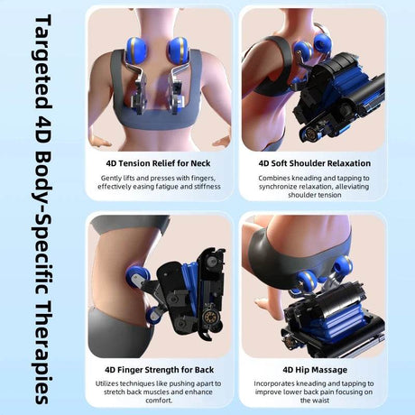 4D Smart Full-Body Precision Control Massage Chair - Omega Lifestyles