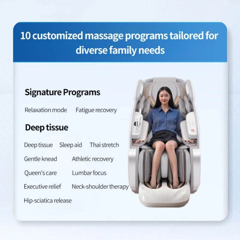 4D Smart Full-Body Precision Control Massage Chair - Omega Lifestyles