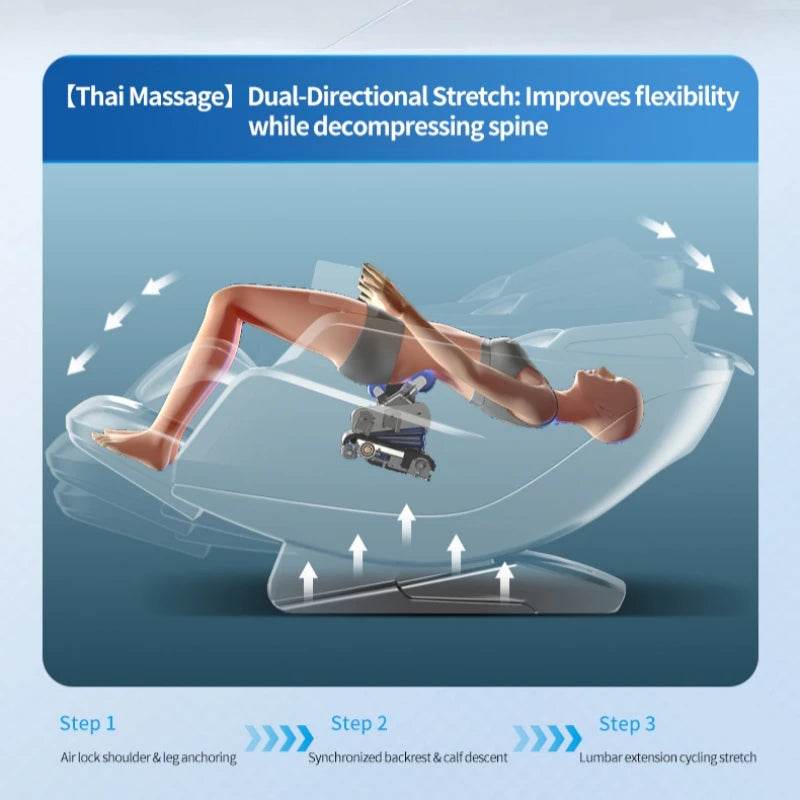 4D Smart Full-Body Precision Control Massage Chair - Omega Lifestyles